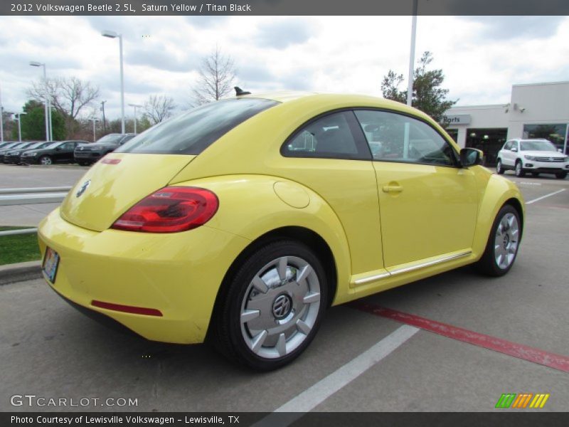 Saturn Yellow / Titan Black 2012 Volkswagen Beetle 2.5L