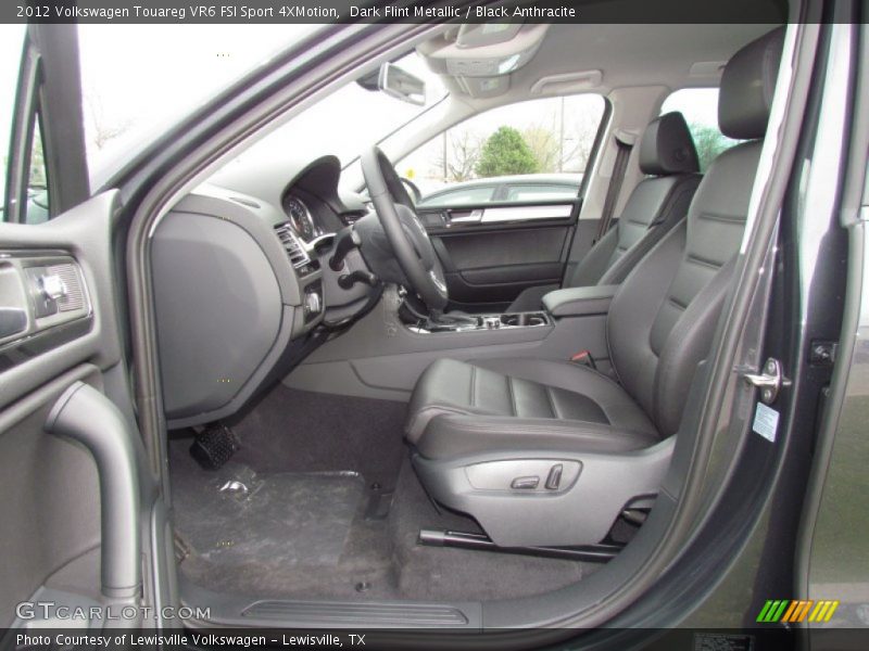  2012 Touareg VR6 FSI Sport 4XMotion Black Anthracite Interior