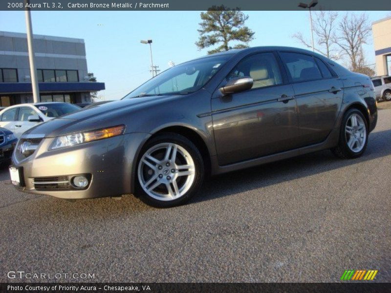 Carbon Bronze Metallic / Parchment 2008 Acura TL 3.2