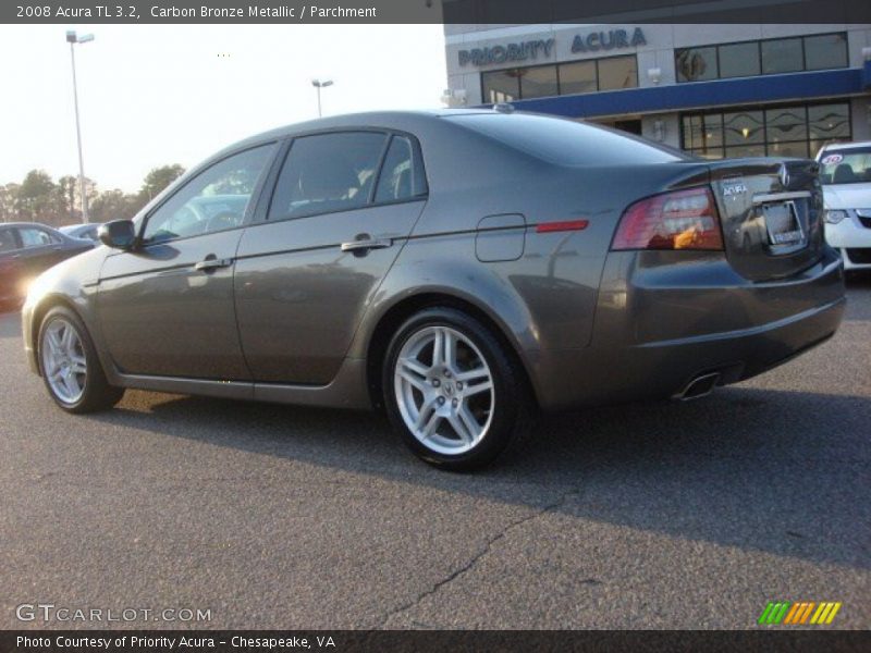 Carbon Bronze Metallic / Parchment 2008 Acura TL 3.2