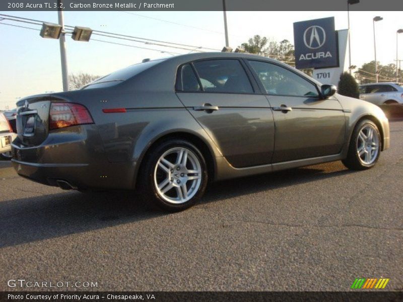 Carbon Bronze Metallic / Parchment 2008 Acura TL 3.2