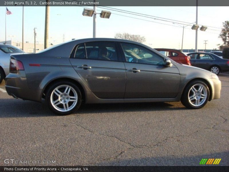 Carbon Bronze Metallic / Parchment 2008 Acura TL 3.2