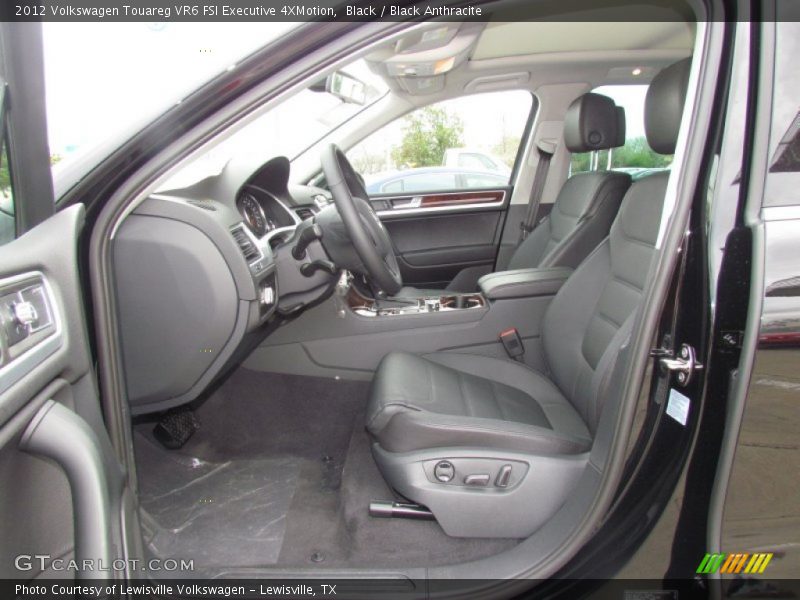  2012 Touareg VR6 FSI Executive 4XMotion Black Anthracite Interior
