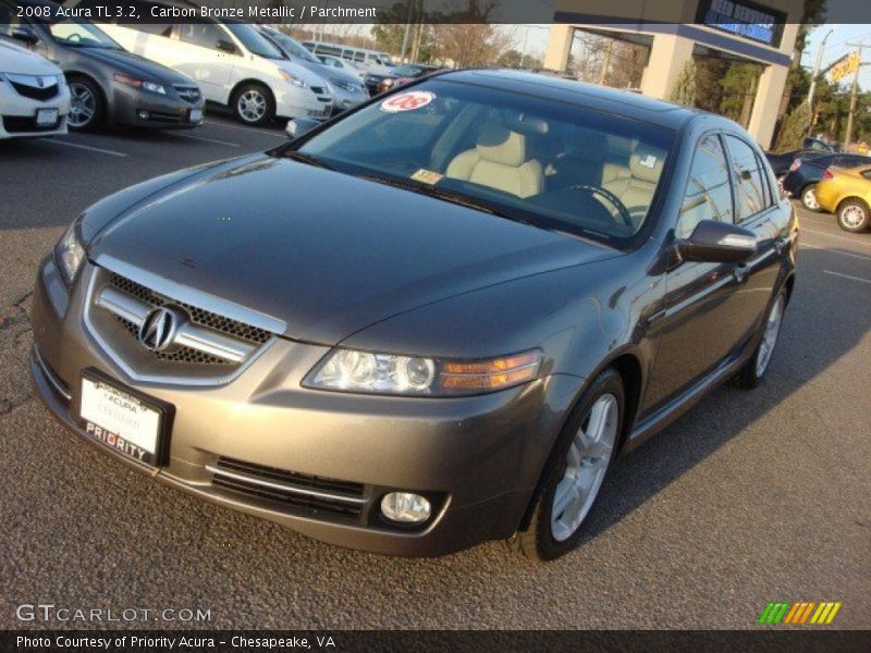 Carbon Bronze Metallic / Parchment 2008 Acura TL 3.2