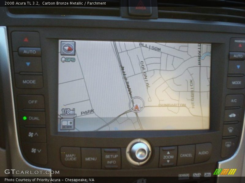 Carbon Bronze Metallic / Parchment 2008 Acura TL 3.2