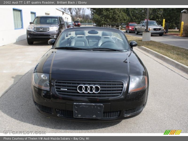 Brilliant Black / Ebony 2002 Audi TT 1.8T quattro Roadster