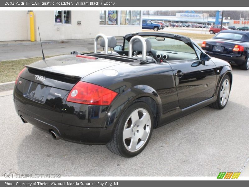 Brilliant Black / Ebony 2002 Audi TT 1.8T quattro Roadster