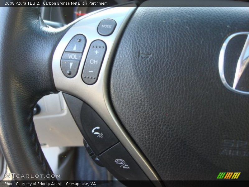 Carbon Bronze Metallic / Parchment 2008 Acura TL 3.2
