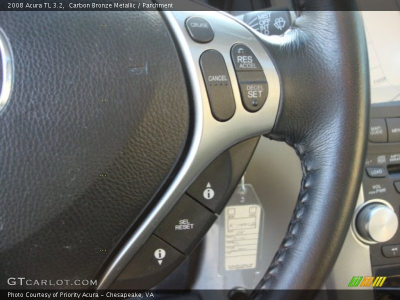Carbon Bronze Metallic / Parchment 2008 Acura TL 3.2