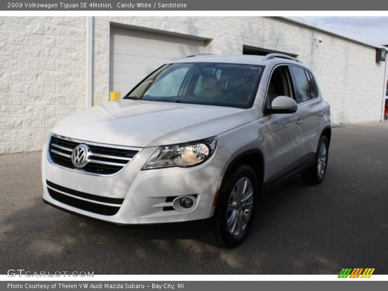 Candy White / Sandstone 2009 Volkswagen Tiguan SE 4Motion