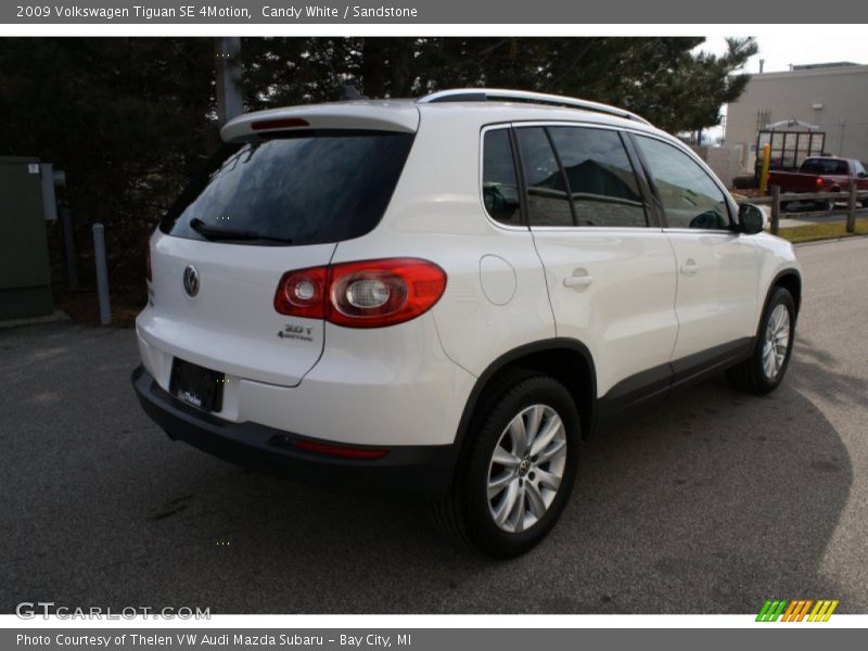 Candy White / Sandstone 2009 Volkswagen Tiguan SE 4Motion