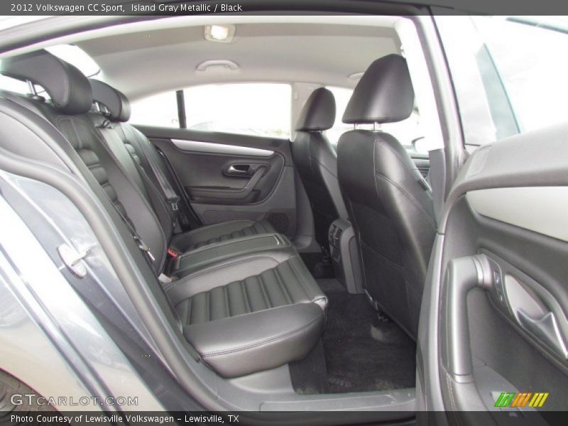 Island Gray Metallic / Black 2012 Volkswagen CC Sport