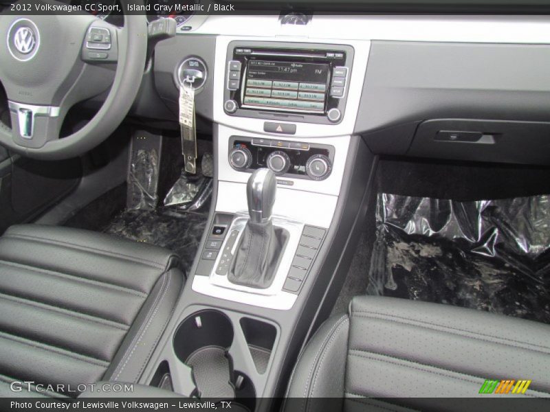 Island Gray Metallic / Black 2012 Volkswagen CC Sport