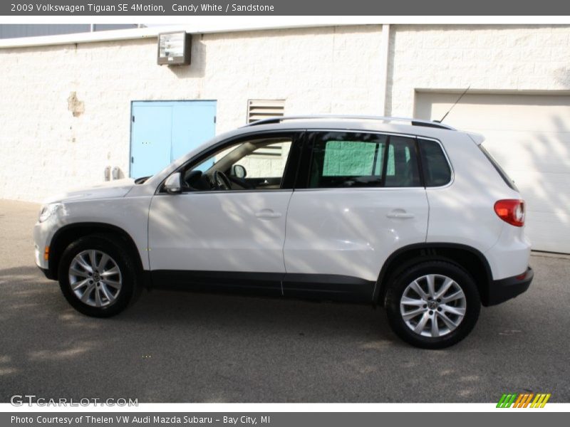 Candy White / Sandstone 2009 Volkswagen Tiguan SE 4Motion