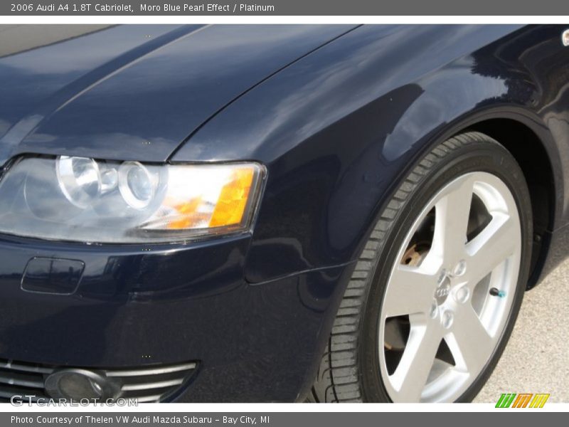 Moro Blue Pearl Effect / Platinum 2006 Audi A4 1.8T Cabriolet