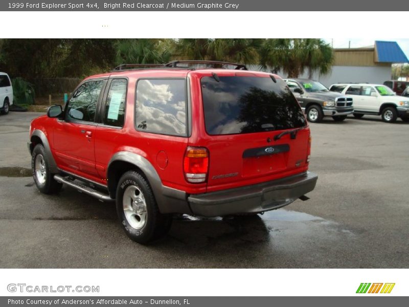 Bright Red Clearcoat / Medium Graphite Grey 1999 Ford Explorer Sport 4x4