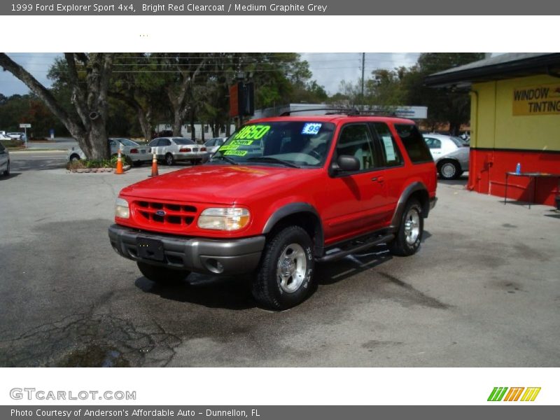 Bright Red Clearcoat / Medium Graphite Grey 1999 Ford Explorer Sport 4x4