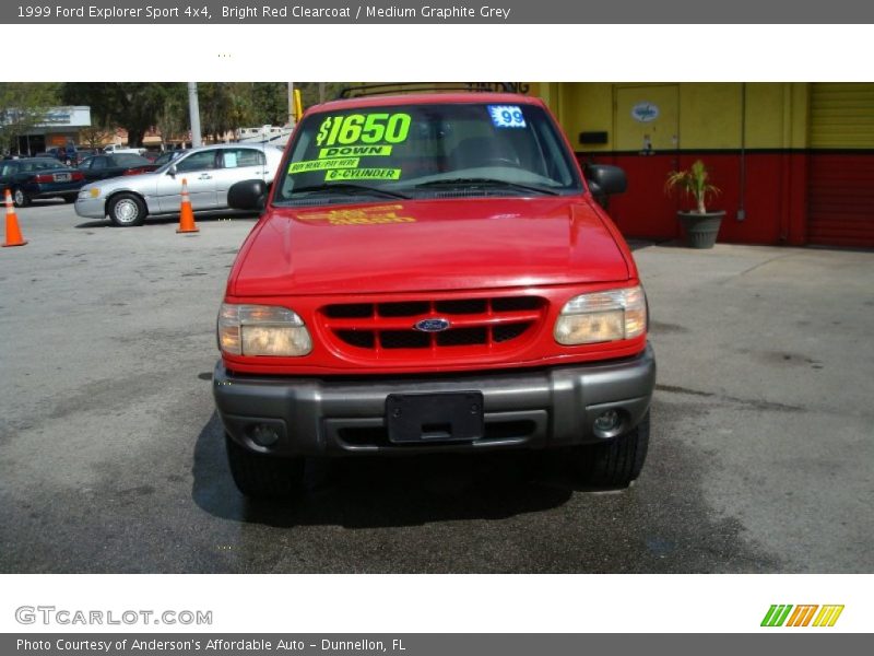 Bright Red Clearcoat / Medium Graphite Grey 1999 Ford Explorer Sport 4x4