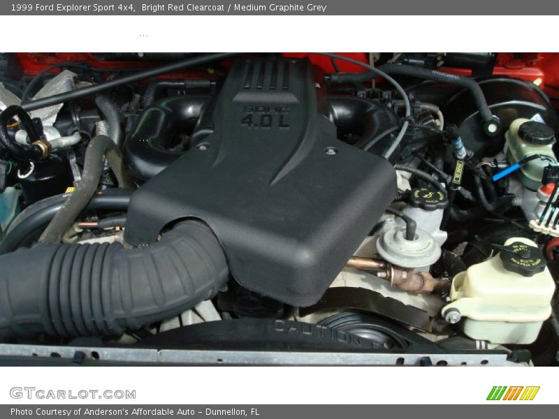 Bright Red Clearcoat / Medium Graphite Grey 1999 Ford Explorer Sport 4x4