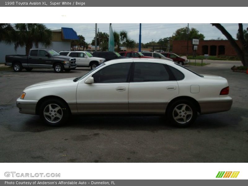 Super White / Beige 1998 Toyota Avalon XL