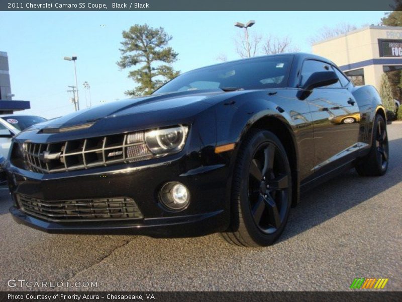 Black / Black 2011 Chevrolet Camaro SS Coupe
