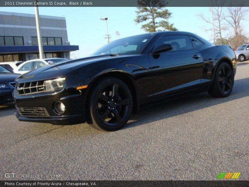 Black / Black 2011 Chevrolet Camaro SS Coupe