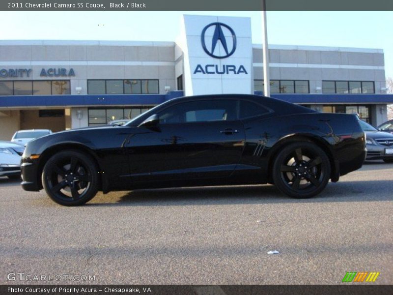 Black / Black 2011 Chevrolet Camaro SS Coupe