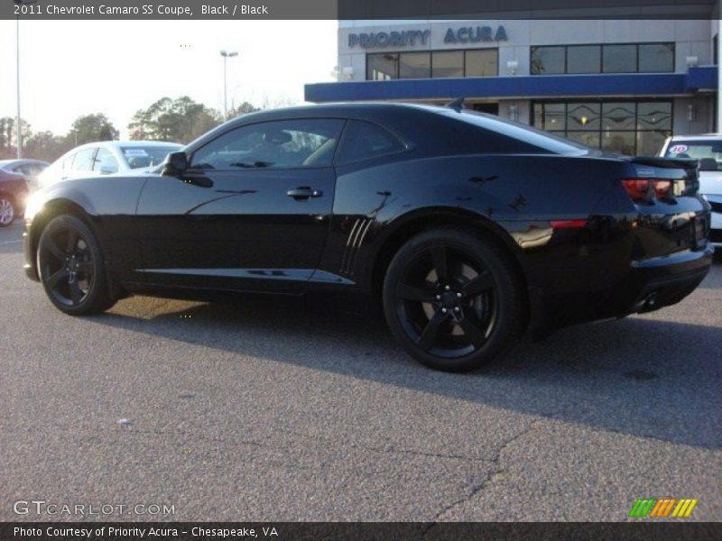 Black / Black 2011 Chevrolet Camaro SS Coupe