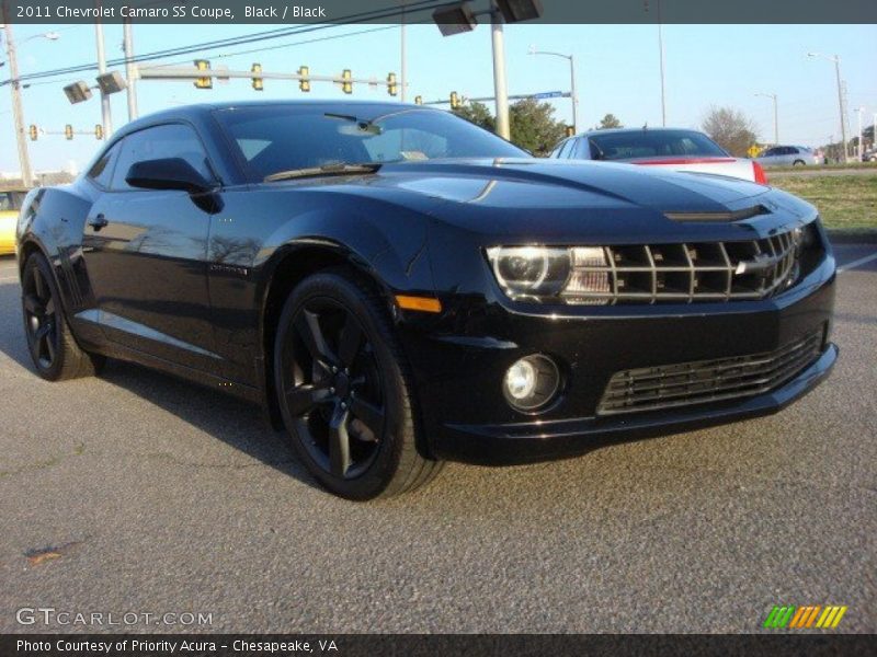Black / Black 2011 Chevrolet Camaro SS Coupe