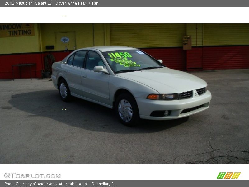 Dover White Pearl / Tan 2002 Mitsubishi Galant ES