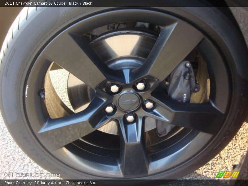 Black / Black 2011 Chevrolet Camaro SS Coupe