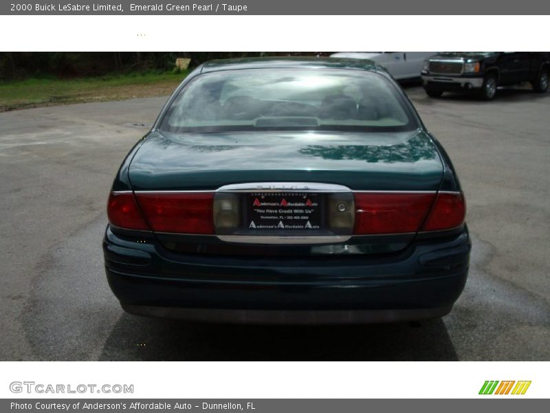 Emerald Green Pearl / Taupe 2000 Buick LeSabre Limited