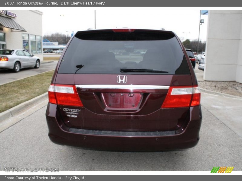 Dark Cherry Pearl / Ivory 2007 Honda Odyssey Touring