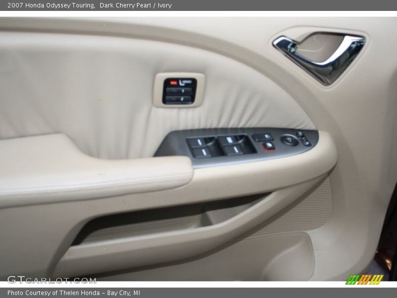 Dark Cherry Pearl / Ivory 2007 Honda Odyssey Touring