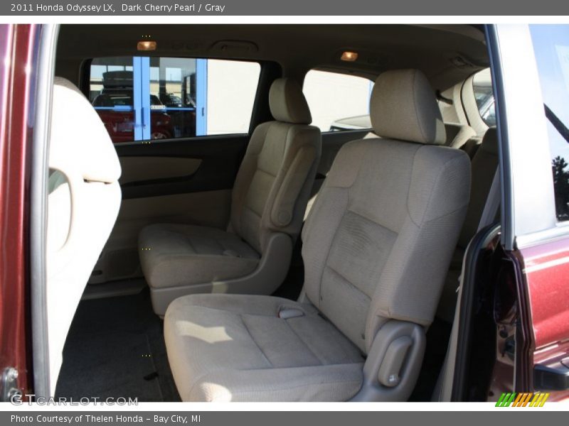 Dark Cherry Pearl / Gray 2011 Honda Odyssey LX