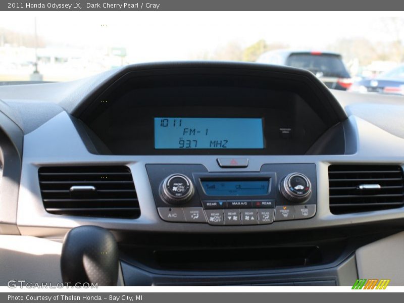 Dark Cherry Pearl / Gray 2011 Honda Odyssey LX