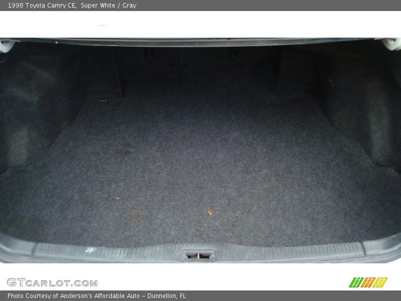 Super White / Gray 1998 Toyota Camry CE