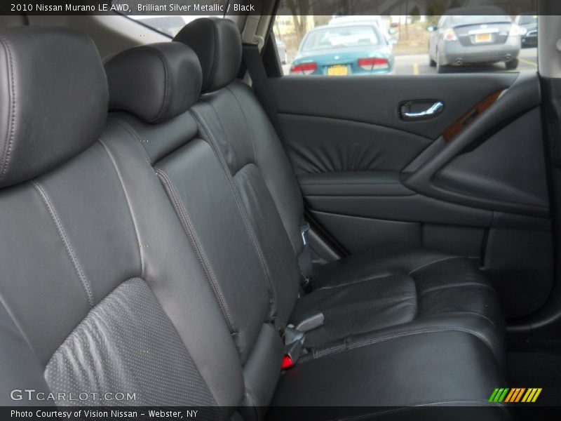 Brilliant Silver Metallic / Black 2010 Nissan Murano LE AWD