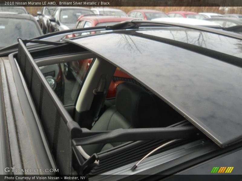 Brilliant Silver Metallic / Black 2010 Nissan Murano LE AWD