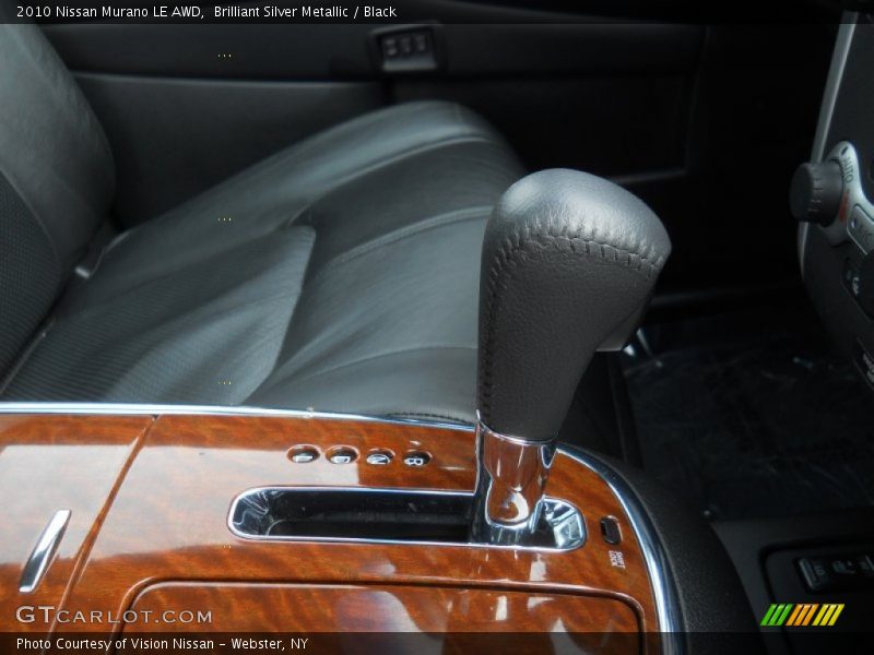 Brilliant Silver Metallic / Black 2010 Nissan Murano LE AWD