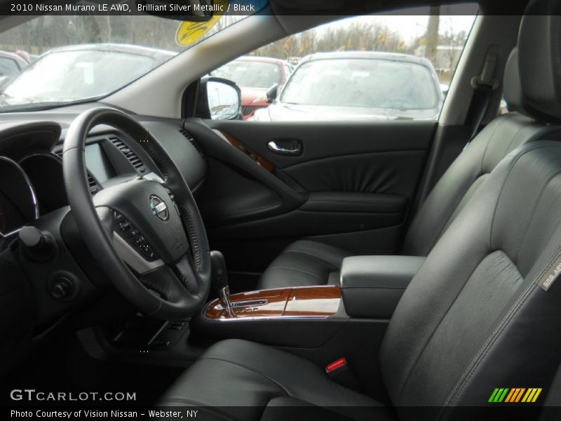 Brilliant Silver Metallic / Black 2010 Nissan Murano LE AWD