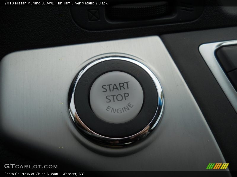 Brilliant Silver Metallic / Black 2010 Nissan Murano LE AWD