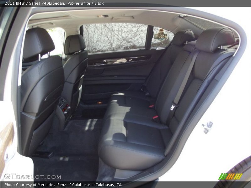 Alpine White / Black 2011 BMW 7 Series 740Li Sedan