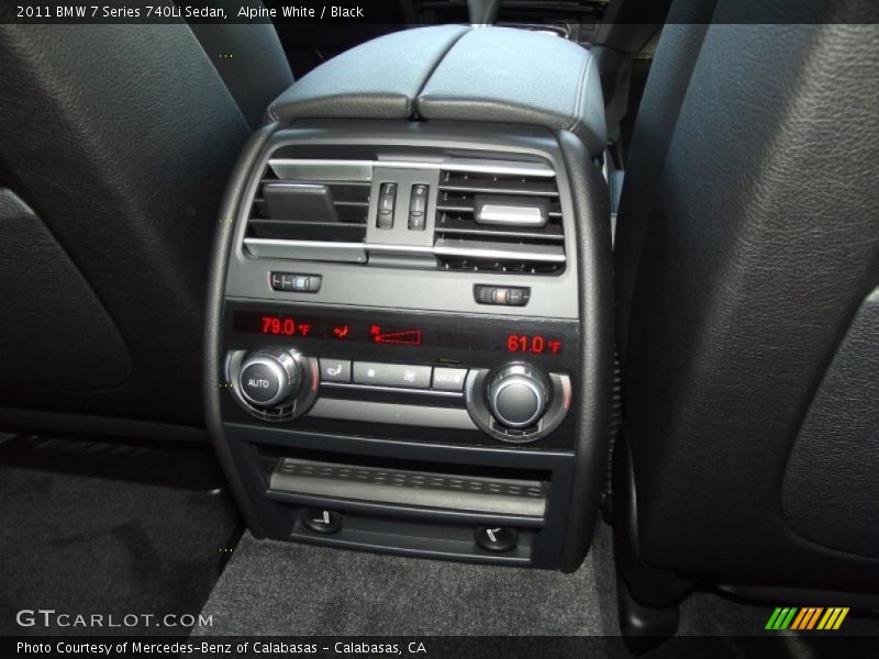 Alpine White / Black 2011 BMW 7 Series 740Li Sedan