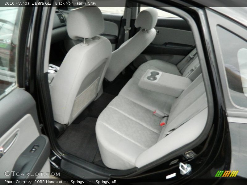 Black Noir Pearl / Gray 2010 Hyundai Elantra GLS