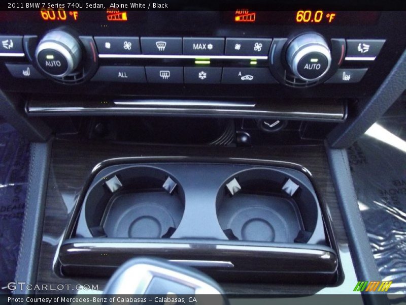 Alpine White / Black 2011 BMW 7 Series 740Li Sedan