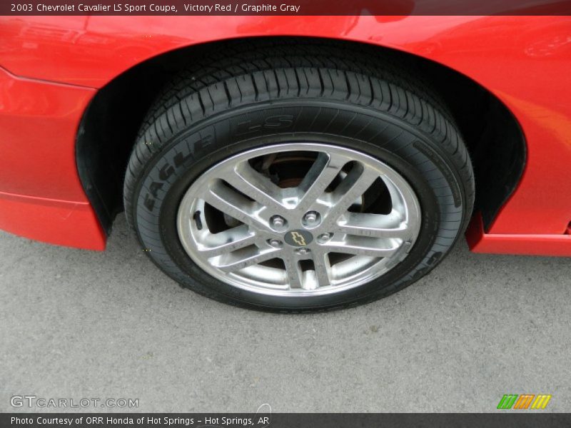 Victory Red / Graphite Gray 2003 Chevrolet Cavalier LS Sport Coupe