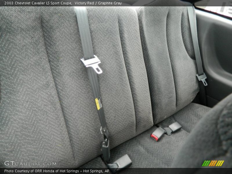 Victory Red / Graphite Gray 2003 Chevrolet Cavalier LS Sport Coupe
