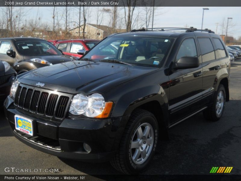 Black / Dark Slate Gray 2008 Jeep Grand Cherokee Laredo 4x4