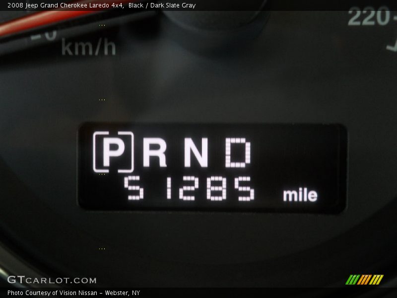 Black / Dark Slate Gray 2008 Jeep Grand Cherokee Laredo 4x4
